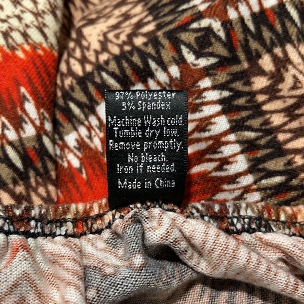 WINWIN Retro Patterned Bell Sleeve Tunic Sz S-M - Picture 11 of 11